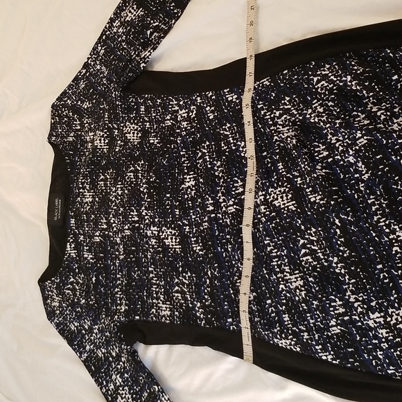 Evan Picone Black & Blue Dress EUC - Picture 5 of 7